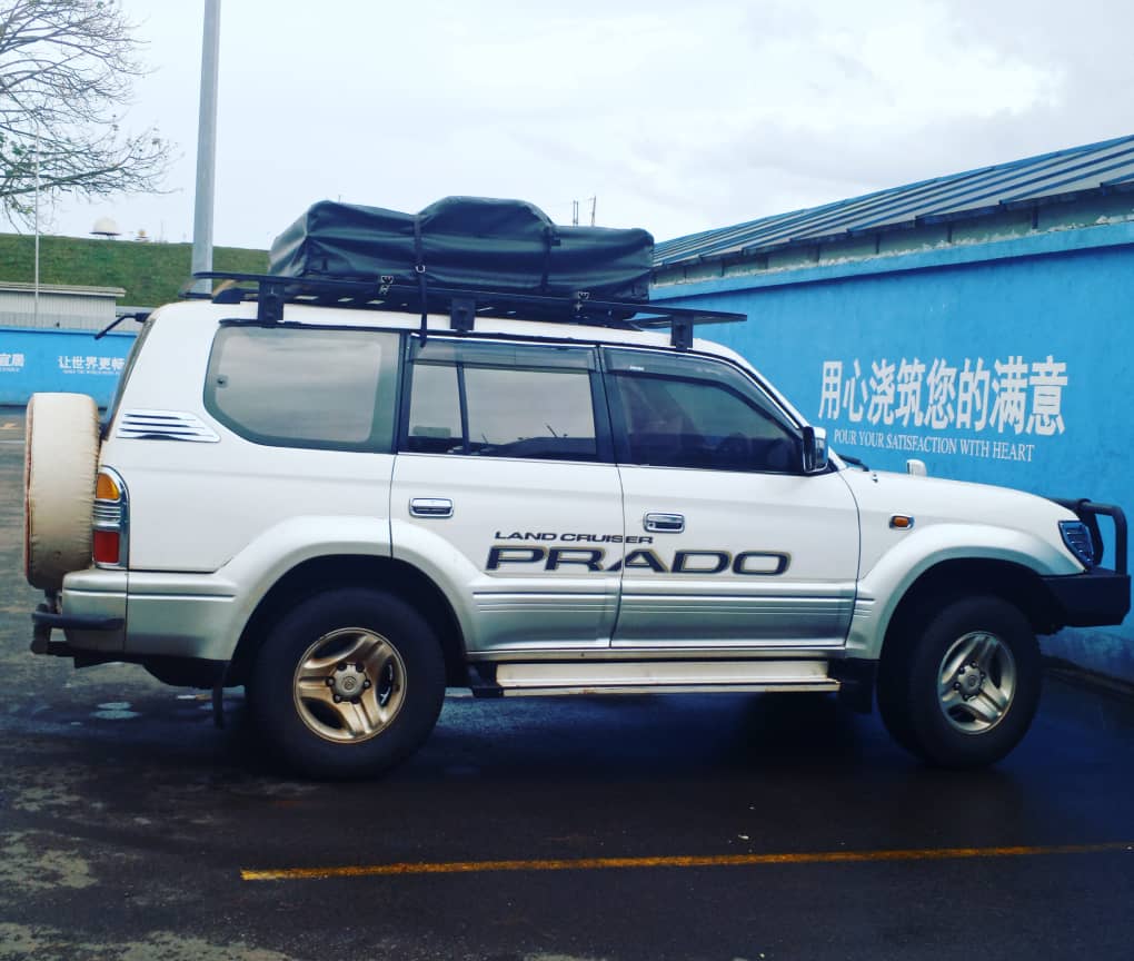 TX with camping gear kampala